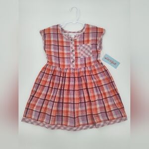Cat & jack girls squared dress size 4T